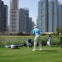 Lee Westwood doing the Today's Golfer photoshoot in Dubai